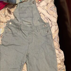 Jordache Black and White Overalls Classic Style